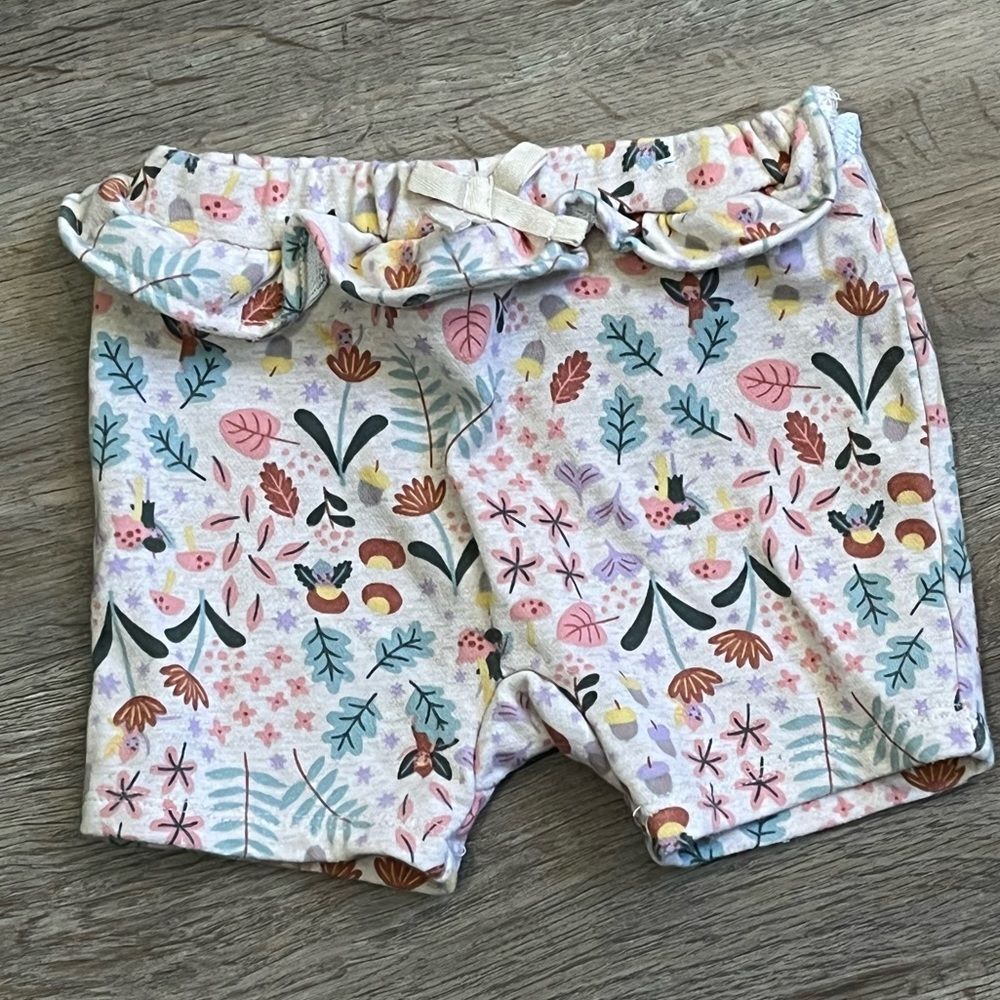Garanimals Baby Girl 18M French Terry Shorts Floral Print Swim Cover Up